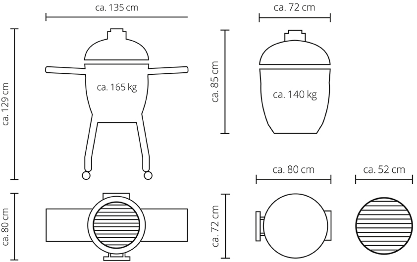 MONOLITH LeCHEF BBQ GURU PRO2 NERO CARR